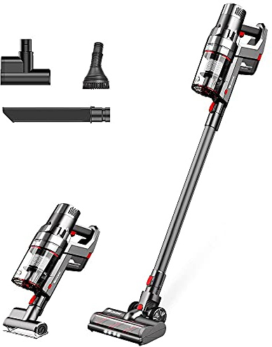 Proscenic P11 Akku Staubsauger, kabelloser Staubsauger, 30,000 Pa Starke Saugleistung, Betriebsdauer bis zu 53 Min