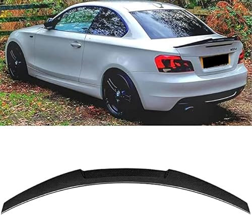 Spoiler pour Bmw 1 Series 1m Coupe E82 120d 135i 2007-2013 avant pare-chocs spoiler lèvre en fibre de carbone look voiture inférieur kit de carrosserie Splitter de garde lame Partie de la voiture