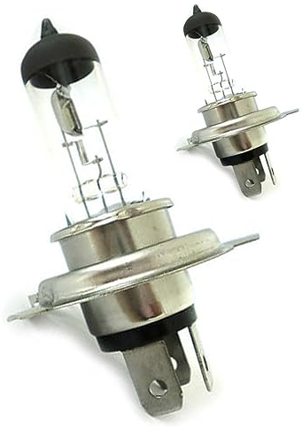 CARALL 2 Stück Halogenlampen 12V für Autos (H4 P43T 12V 60/55W)