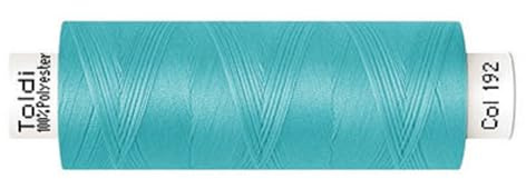 Gütermann Nähgarn Allesnäher TOLDI | 500m | Nähmaschinengarn | 40 Farben (192 aqua)