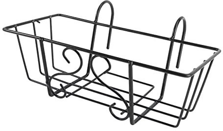 VANZACK 1Stk Hängende Balkon Balkon Zaun Dekorationen Aufhänger für Pflanzen im Freien Pflanzenaufhänger Pflanzenständer Blumentopf Pflanzer Blumentopfhalter Quadrat