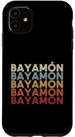 Hülle für iPhone 11 Bayamon Puerto Rico Bayamon PR Vintage Text
