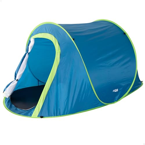 AKTIVE 63121, Tenda da Campeggio Unisex-Adulto, Blu, 120 x 220 x 95 cm