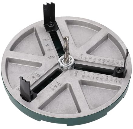 Justerbar Hålsåg Stanssågverktyg Standardstorlek 45 Till 130 Mm Diameter Justerbar Kapsåg Runda Hålöppnare Verktyg med Våg för Borrning Av Träbearbetning