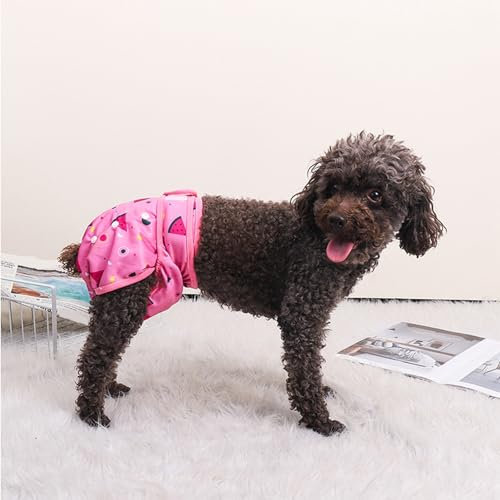 Physiologische Hose für Haustiere, Waschbare, Atmungsaktive Hundewindel, Auslaufsicher für den Außenbereich (XL)