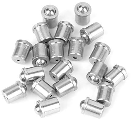 Aramox 304 Stantuffo a Sfera in Acciaio Inossidabile, 20 Pezzi Impostati con Resistenza Alla Corrosione per Dispositivi Meccanici, Morsetti, Stampi (φ 4 * 5)