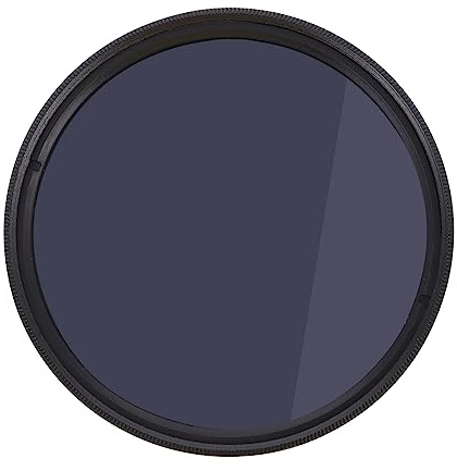 62-mm Variabler Nd Filter für Kameraobjektive Schwarz | Aluminium Ausführung, Abnehmbar und Montierbar, für Dynamische Motive und Wellen