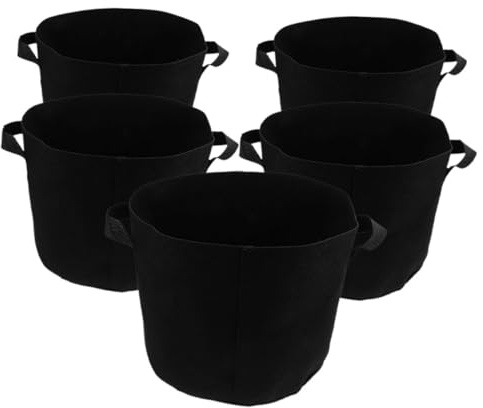 Yardenfun 5pezzi Per Piantare in Per Piante Manici Contenitore Per Coltivazione e Verdure Traspirante e Riutilizzabile
