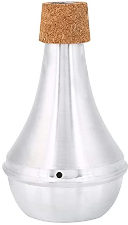 Trompette muette silencieux pratique silencieux trompette en aluminium muet réduction du son accessoire d'instrument en aluminium