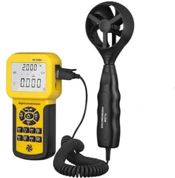 856A Digital Wind Speed Air Volume Meter Anemometer USB/Handheld with Data Logger and Carry Case