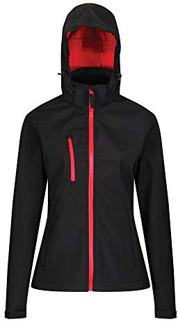 Regatta Professional Venturer - Giacca da donna con cappuccio a 3 strati, stampabile, in softshell, confezione da 1