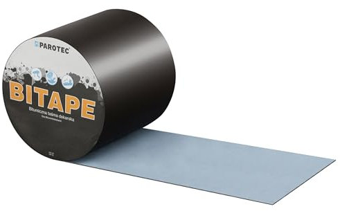 Ruban bitumineux 150 mm x 10 m, bande étanche auto-adhésive pour toiture, réparation fuite, résistance UV, humidité, aluminium, Anthracite RAL 7021