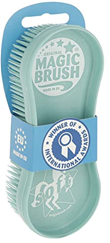 Kerbl Weich Pflege und Komfort Zauberpinsel, 300 g, Türkis