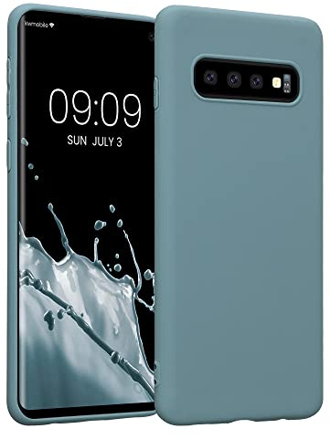 kwmobile Housse Compatible avec Samsung Galaxy S10 Coque - Housse de téléphone Protection Souple en Silicone - Arctic Night
