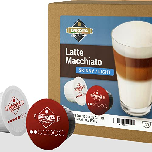 Latte Macchiato Light - 80 Capsules Compatibles avec Machines Dolce Gusto