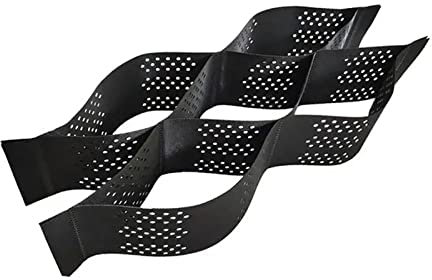 QWEASDF HDPE-Geo-Gitter, Geo-Raster für Stützmauern, Kies-Stabilisator-Gitter, Rasengitter Geogitter, Wabengitter Gitterplatten, Ground Grid für Garten Und Schuppenbasis,5 * 10m(16.4 * 32.81ft)