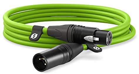 RØDE XLR-3 Hochwertiges XLR-Kabel (3 m, grün)