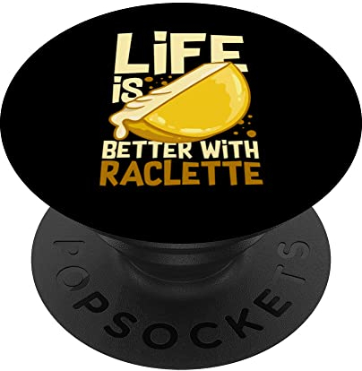 Raclette Cheese Grill Machine Dinner Fondue Recipes PopSockets Swappable PopGrip