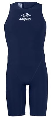 Sailfish® Swimskin Herren Rebel Train 2 | Ärmeloser Speedsuit für Training & Wettkampf | Realistisches Schwimmgefühl bei Neoprenverbot | Triathlon Swimskin mit Wettkampfschnitt