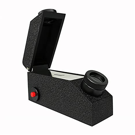 VChics Refraktometer-Kit, Edelstein Refraktometer, Edelstein Instrument Edelstein Werkzeug Professionelle Edelstein Ldentification Integriert LED Light Diamond Detektor. Akkurate Messung
