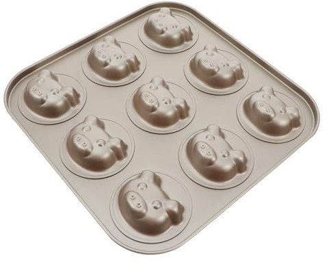 RORPOIR 1stk Keksform Muffin-backform Käsekuchenformen Madeleine-pfanne Mit Antihaftbeschichtung Silikonform Für Leckereien Für Hunde Antihaft-donut Kohlenstoffstahl 3d Süssigkeit Metall