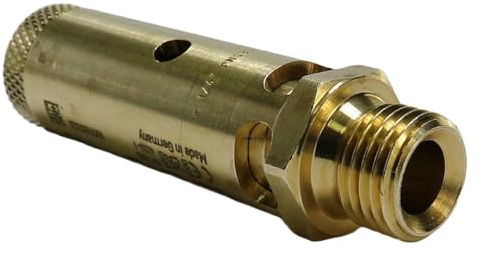 TÜV-Sicherheitsventil G 1/2 (DN8), 2,5 bar, Messing
