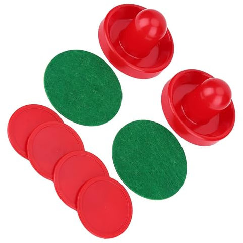 Air-Hockey-Pucks und Paddel, Air-Hockey-Pucks für Standard-Eishockey-Tische, Leichte Kunststoff-Torhüter, Eishockey-Schieber, Pucks-Set, Tisch-Air-Hockey für Tischspiele (M 76