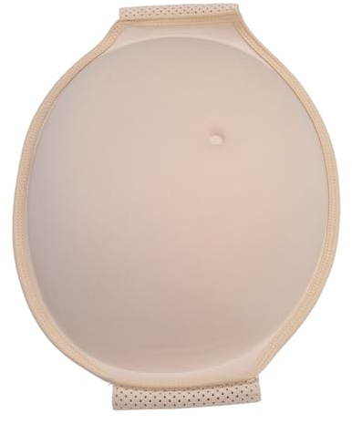 Oreilet Faux Ventre Grossesse Réglable à 3 Rangées Crochets, Ventre Artificiel En Mousse pour Femme Enceinte, Accessoire Déguisement pour Film Ou Série Télévisée, Faux Ventre Bébé (M)