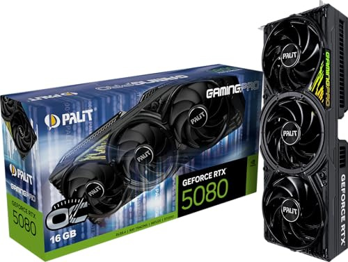 Palit GeForce RTX 5080 GamingPro OC 16GB GDDR7 Gaming Grafikkarte