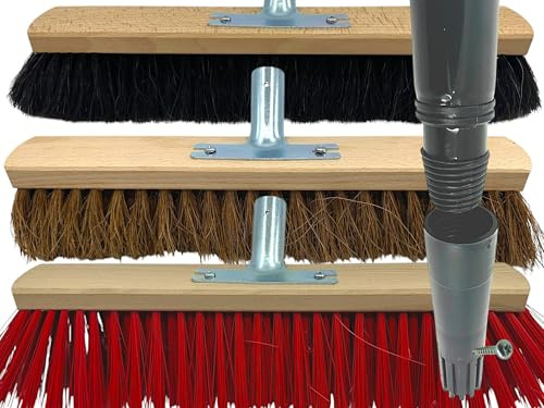 MAAJ SAALBESEN STRASSENBESEN Profi 40-100cm mit 5 verschiedenen Bestückungen nach Wahl WIE ZU Omas Zeiten - Made IN Germany (Elaston 80cm)