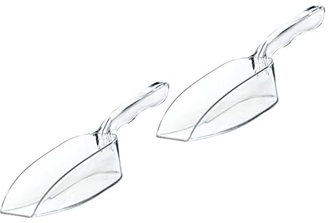 Cabilock 2pezzi Palette Per Ghiaccio Multiuso Pratiche Per Alimenti Addensati Per Utensili Da Cucina Trasparenti e Resistenti Per Uso Prolungato e