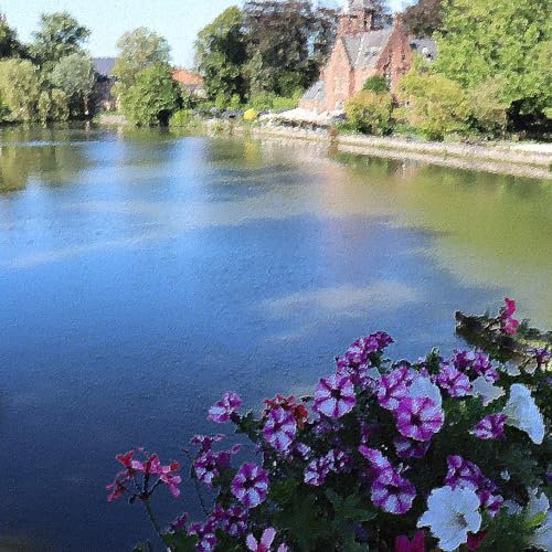To Bruges, on the Train