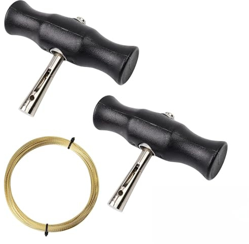 txuzong Kit Profesional para Extracción de Parabrisas de Coche – Herramienta de Desmontaje con Alambre de Acero para Quitar Vidrios Laterales y Traseros, Universal para Automóvil y Camión