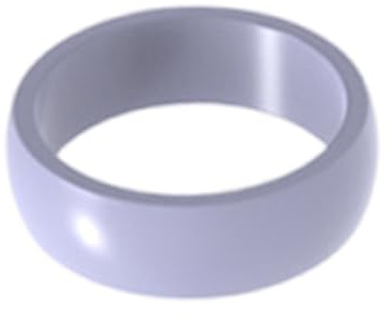 Obotsnoi Anneaux en silicone multicolores flexibles et imperméables pour les amateurs de sport et les amateurs de mode, No. 7, Comme décrit, Comme décrit.