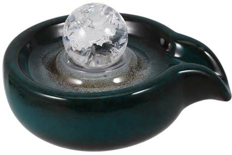HEMOTON Elegantes Keramik Gartenbrunnen Zubehör mit Zuverlässiger Funktionalität und Vielseitigem Einsatz für Innen und Außenwasserlandschaften