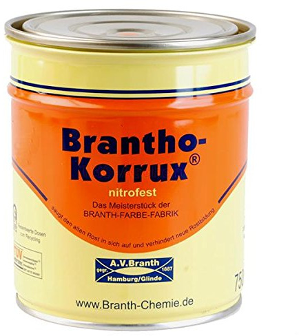 Brantho Korrux nitrofest 5 Liter 7016 Anthrazitgrau