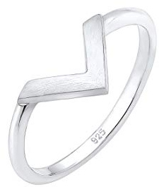 Elli Damen-Solitär Jahresring 925 Sterling Silber 0603561318