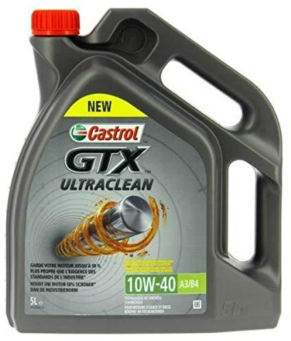 Castrol GTX Ultraclean 10W-40 Motoröl, 5,0 Liter