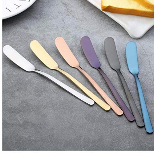 ST4U 1x dell'Acciaio Inossidabile Coltello da Burro Formaggio Dessert Jam Spargimento Crema Colazione Strumento
