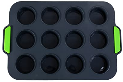 CHAWHO Muffinform, Muffinform aus Silikon für Cupcakes – Silikon-Muffin-Form, antihaftbeschichtet, Backform, 34 x 24 cm