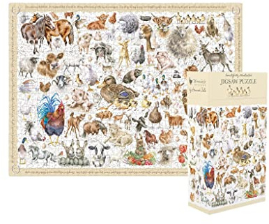 Wrendale Designs Bauernhof-Freunde Puzzle