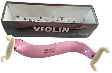 Streichinstrumente Teile Schulterstütze Für Violine Professionelles Zubehör Für Violine 4/4, 3/4 Schulterpolster 6 Farben (Color : Pink)