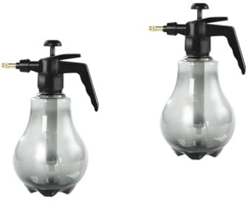 Yardwe 2stücke Sprühflasche Für Pflanzenpflege Handpumpe Mit Ergonomischem Griff Leicht Und Tragbar Für Gartenarbeit Und Haushalt Graue Nachfüllbare Sprühkanne