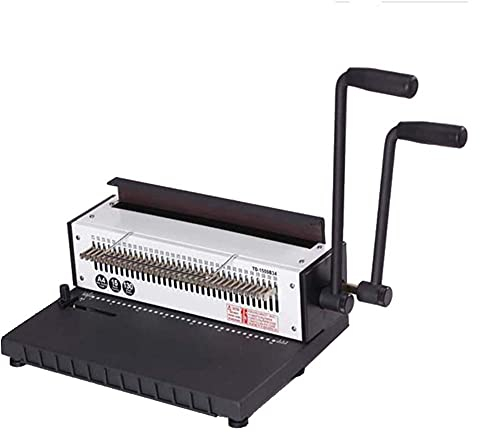 Bürozubehör, Metall-Eisen-Ringbindemaschine, Doppelspulen-A4-Bindemaschine, Vollmesser-Stanzmaschine (quadratisches Loch)