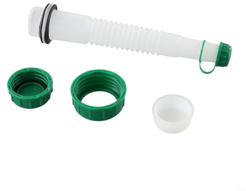 Flexibler Kraftstoffauslauf & Kappen-Set für Industriemaschinen, Gartenmaschinen, Auto einfaches Betanken