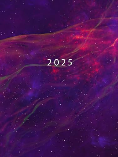 2025: A4 Wochenplaner mit Zeiteinteilung | Terminkalender mit Stunden 5 - 23h Tag | 1 Woche auf 2 Seiten Zeit Planer | Kalenderbuch Organizer | ... | Buchkalender Jahresplaner | Nebula