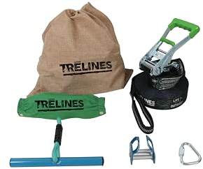 Treline Scivolo a corda di 11 metri, per bambini dai 5 anni in su