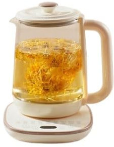 ZHXIANG Bollitore Elettrico in Vetro 1,8L, Health Pot, bollitore Elettrico per Uso Domestico Automatico in Vetro, appuntamento Intelligente 24 Ore su 24 per preservare la Salute