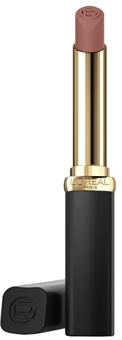 L'Oréal Paris Lippenstift für ein pudrig mattes Finish und 16 Stunden Halt, Color Riche Intense Volume Matte Nude, Farbe: 635 Worth It Medium, 4.3 g