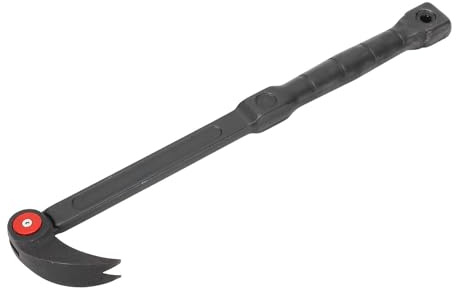 TYTOGE Brechstange mit Rollkopf, 35,6 cm, Cr V-Stahl, multifunktionale Ratsche, Reifenbrecher für Autoreparatur, Wartung